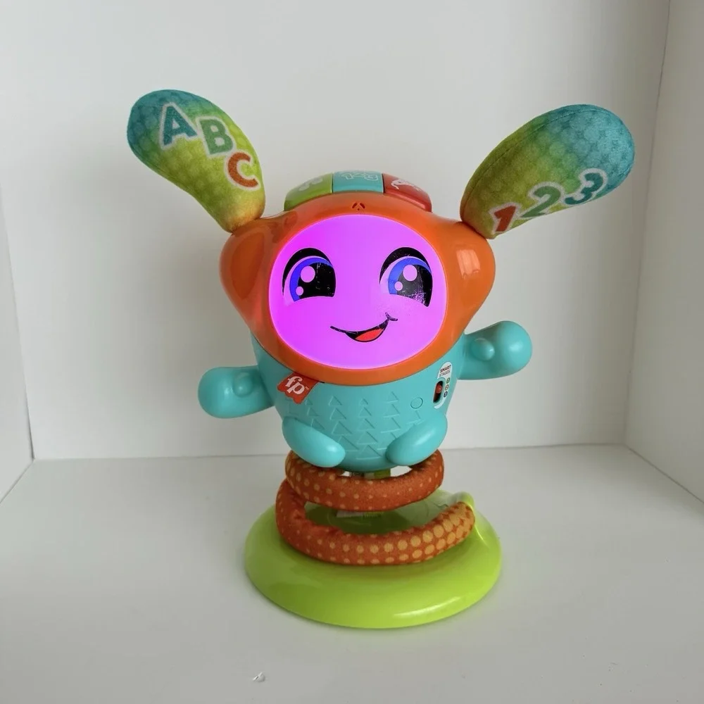Fisher-Price Bounce and‎ Spin BeatBo Toy Interactive Lights Sounds ABC 123